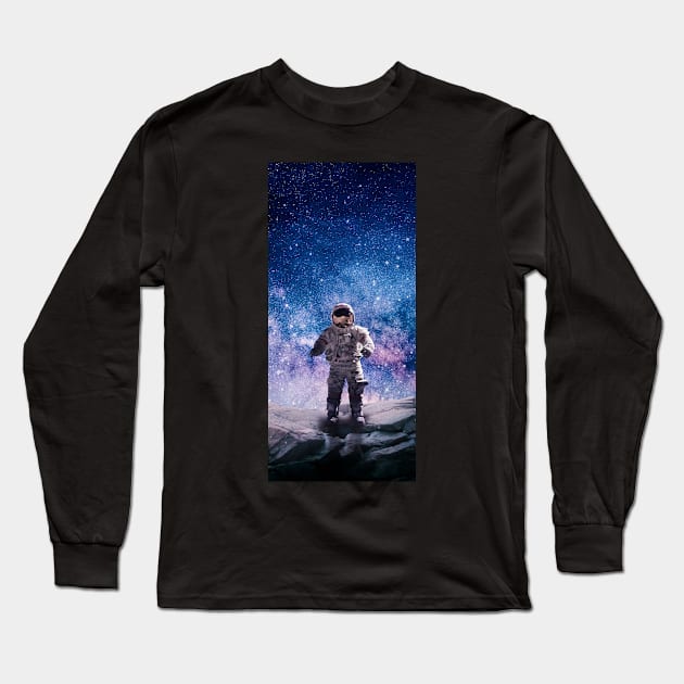 Walk on the moon Long Sleeve T-Shirt by Dawaly